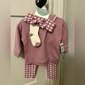 PL Baby Girl 4 Piece Set - Size 12 Mo